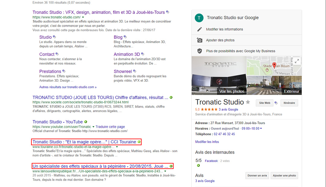 Recherche google tronatic studio - Studio effets spéciaux 