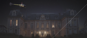 Le Roi Des Cons, court-métrage, hélicoptère, château, effets spéciaux, nuit, lumière