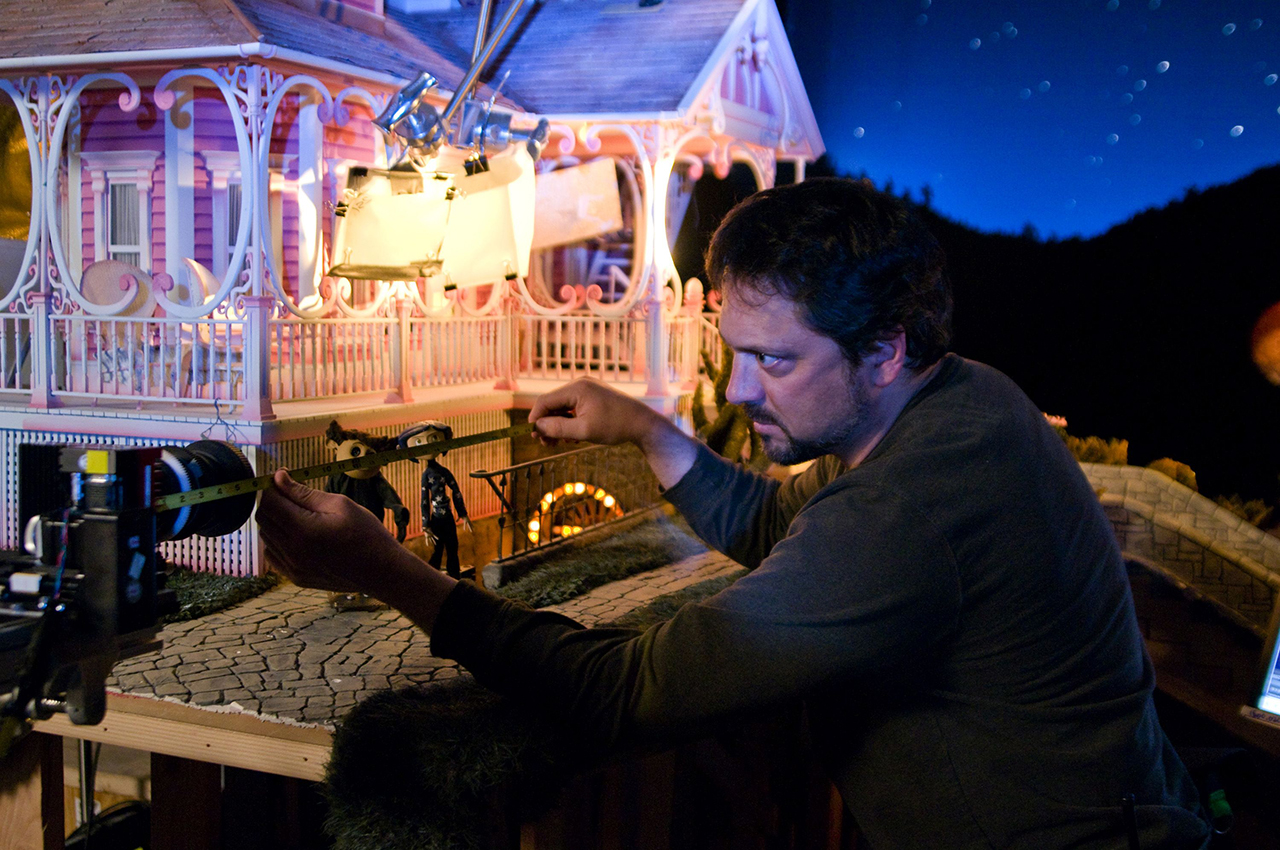 Plateau de tournage du film Coraline en animation stop motion