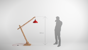 Visuels 3D photoréalistes de lampes d'architectes - Tronatic Studio