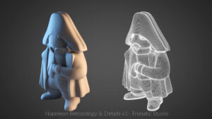 Design 3D de la figurine de Napoléon