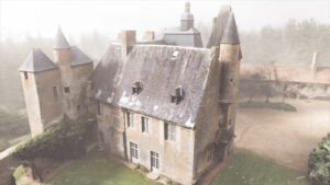 Reproduction 3D du château de Banne­gon