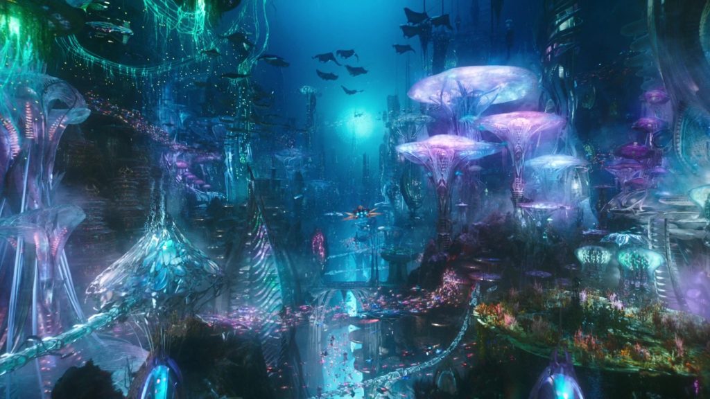Atlantis dans Aquaman VFX CGI - Super-héros 
